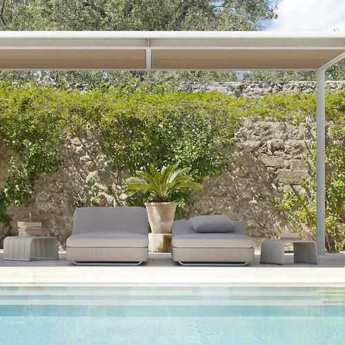 Lettino prendisole contemporaneo - COVE - PAOLA LENTI