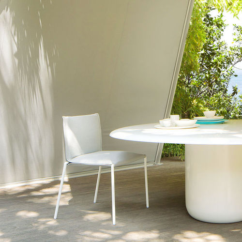 Sedia contemporanea - MAE - PAOLA LENTI - da esterno / da interno / in tessuto