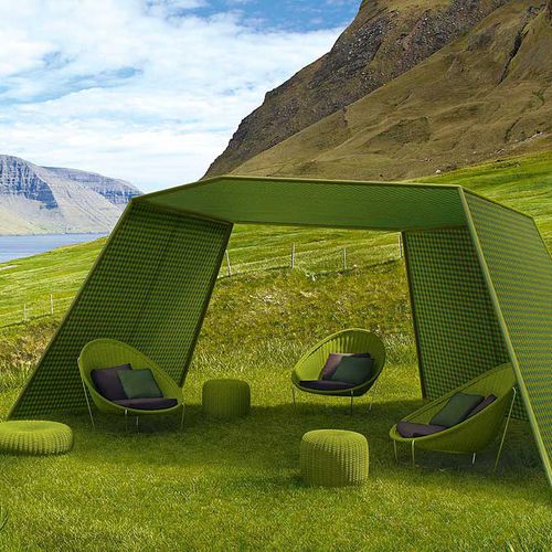 Tendone parasole in tela - PAVILION - PAOLA LENTI - per parco giochi / per hotel
