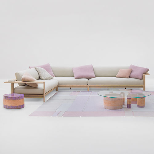Divano modulare - FREI - PAOLA LENTI - d'angolo / contemporaneo / da esterno