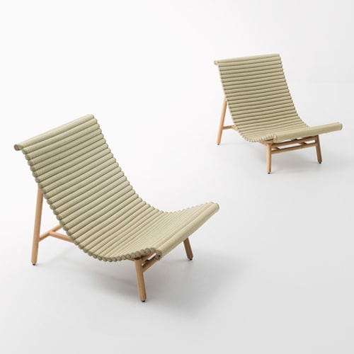 Poltrona contemporanea - SHIBUSA - PAOLA LENTI - in bambù / di Francesco Rota / da esterno