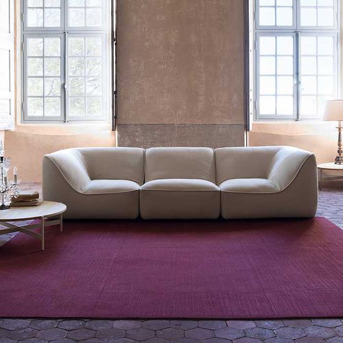 Divano modulare - SO - PAOLA LENTI - contemporaneo / in tessuto / in poliestere
