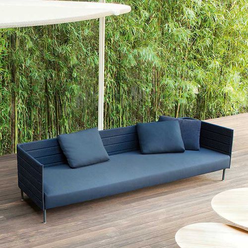 Divano modulare - FRAME ON - PAOLA LENTI - contemporaneo / da giardino / in corda