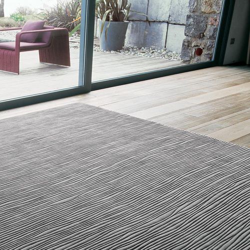 Tappeto contemporaneo - DEEP  - PAOLA LENTI - a tinta unita / a righe / in lana