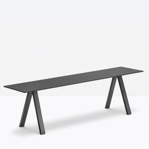 Panca contemporanea - arki-bench ARKB - PEDRALI - in acciaio / in laminato / senza schienale