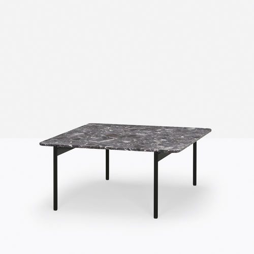 Tavolino basso contemporaneo - blume BLT_69x69 - PEDRALI - in laminato / in marmo / in composito