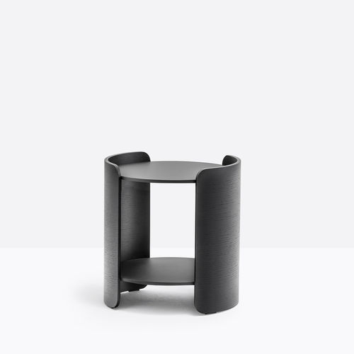Tavolo d'appoggio contemporaneo - PARENTHESIS P10001 - PEDRALI - in laminato / in marmo / con supporto in legno impiallacciato