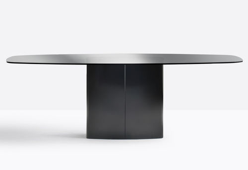 Tavolo contemporaneo - AERO TAE_220x106 - PEDRALI - in vetro / in laminato / con supporto in acciaio