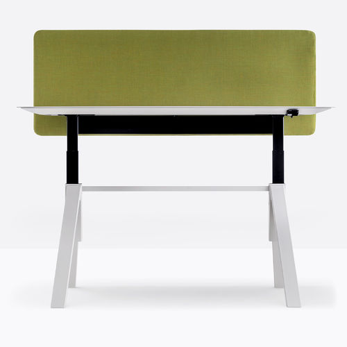 Scrivania per open space - arki-Table - ark adj desk - PEDRALI - da terra / contemporanea / in alluminio