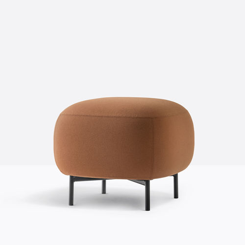 Pouf contemporaneo - BUDDY 211 - PEDRALI - in alluminio / in schiuma di poliuretano / imbottito