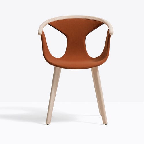 Sedia contemporanea - FOX 3723 - PEDRALI - da interno / in tessuto / in rovere
