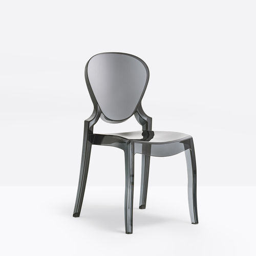 Sedia contemporanea - QUEEN 650 - PEDRALI - da interno / in policarbonato / impilabile