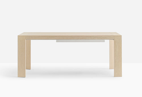 Tavolo contemporaneo - SURFACE TSU2 - PEDRALI - impiallacciato in legno / in rovere / con supporto in quercia
