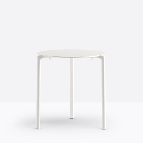 Tavolo contemporaneo - JUMP TJ3 - PEDRALI - in laminato / con supporto in alluminio / rotondo