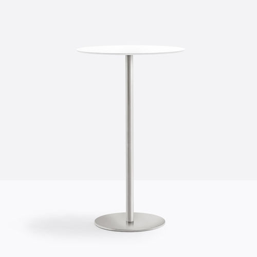 Tavolo alto contemporaneo - INOX 4404 - PEDRALI - in legno / in metallo / con supporto in acciaio inossidabile