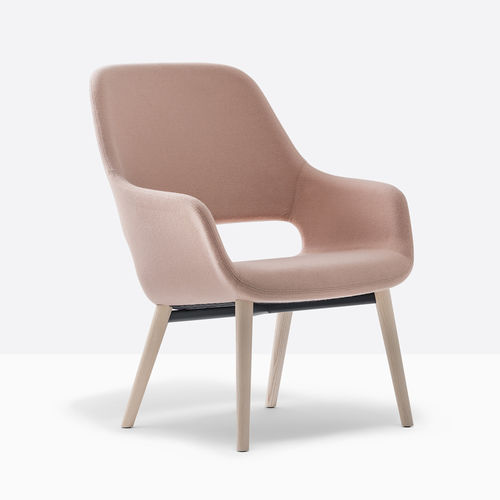 Poltrona contemporanea - BABILA COMFORT 2759 - PEDRALI - in tessuto / blu / gialla