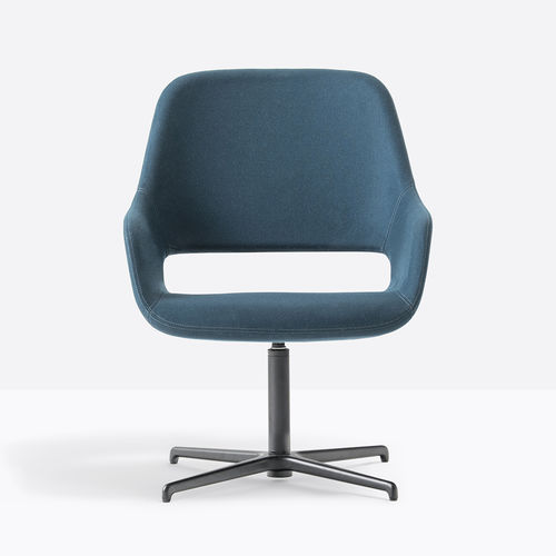 Poltrona contemporanea - BABILA COMFORT 2789 - PEDRALI - in tessuto / blu / verde