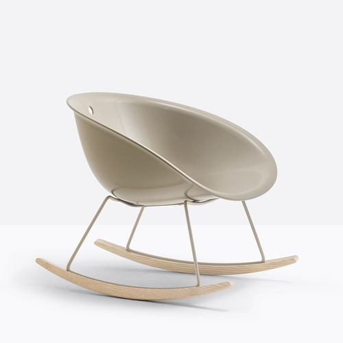 Poltrona contemporanea - GLISS 350 - PEDRALI - in acciaio / in tecnopolimero / bianca