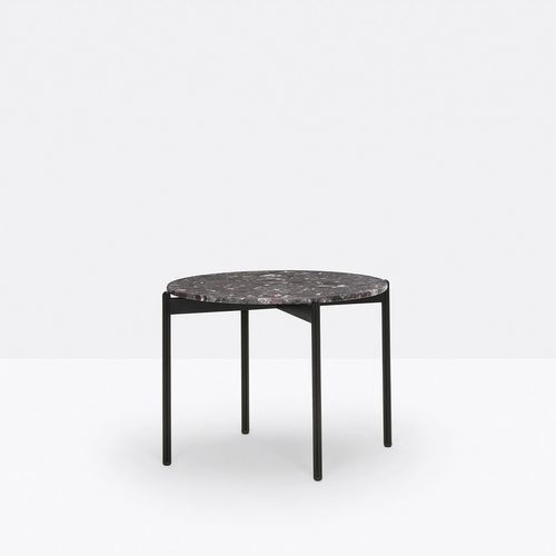 Tavolino basso contemporaneo - blume BLTD_49 - PEDRALI - in laminato / in marmo / con supporto in alluminio