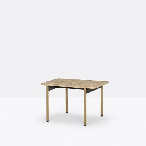 Tavolino basso contemporaneo - blume BLT_50X35 - PEDRALI - in laminato / in marmo / in Fenix NTM