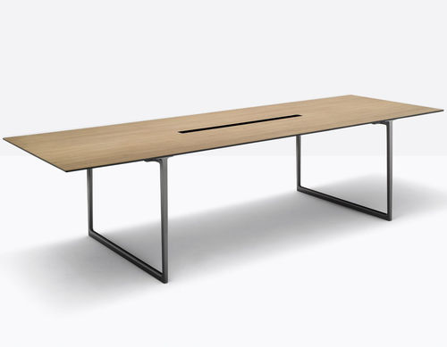 Tavolo contemporaneo - toa - PEDRALI - in laminato / in Fenix NTM / con supporto in alluminio