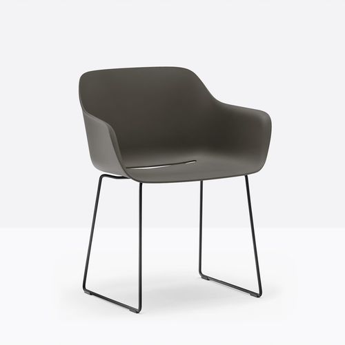 Sedia contemporanea - babila xl 2744R - PEDRALI - da interno / in polipropilene / con supporto in acciaio