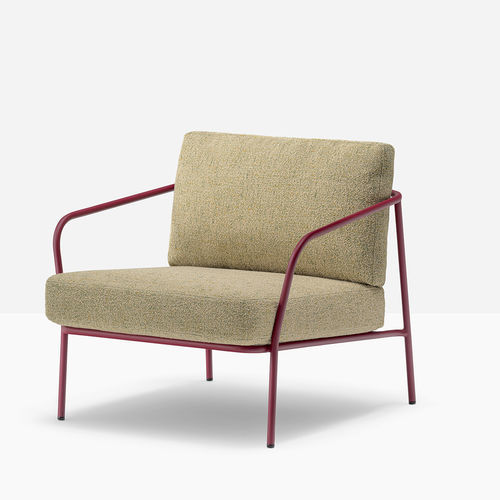 Poltrona contemporanea - Nolita Relax - PEDRALI - in tessuto / in acciaio / colore personalizzabile