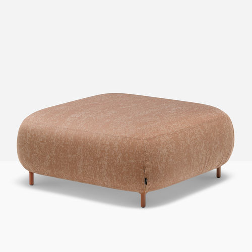 Pouf contemporaneo - buddy 212E-213E - PEDRALI - in tessuto / in alluminio / quadrato