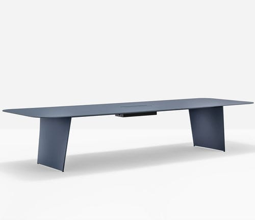 Tavolo contemporaneo - frank tfk cc - PEDRALI - in laminato / in Fenix NTM / con supporto in alluminio