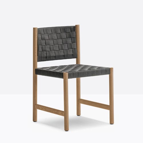 Sedia contemporanea - griante 3800 - PEDRALI - da esterno / in polipropilene / con supporto in teak