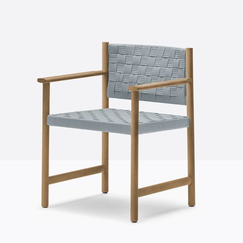 Sedia contemporanea - griante 3805 - PEDRALI - da esterno / in polipropilene / con supporto in teak