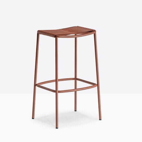 Sgabello da bar contemporaneo - philía 3908 - PEDRALI - in PVC / con supporto in acciaio / con 4 gambe