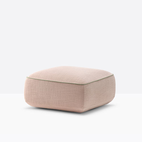 Pouf contemporaneo - jeff013 - PEDRALI - in tessuto / quadrato / con rivestimento rimovibile