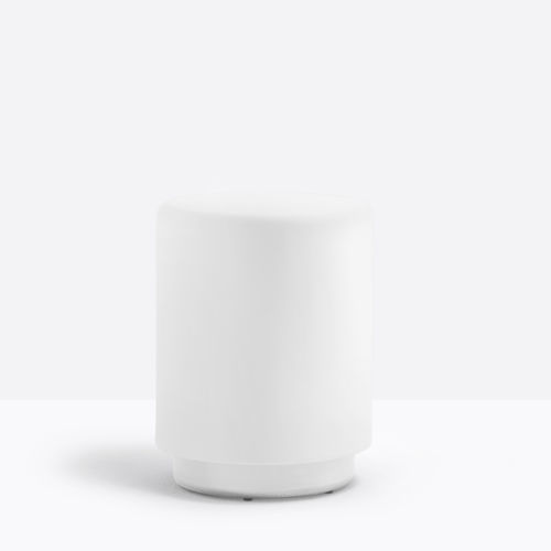 Pouf contemporaneo - wow 480 + 483 - PEDRALI - in acciaio / in polietilene / tondo
