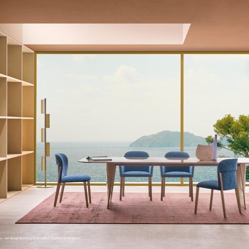 Sedia da pranzo design organico - OPALE 3780 - PEDRALI - per interni / in pelle / in noce