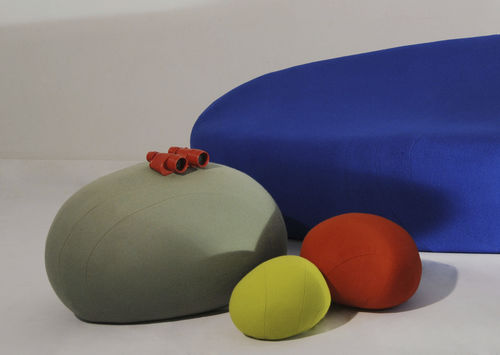 Pouf design originale - COLORSTONES - SMARIN - in tessuto / tondo / modulare