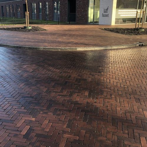 Pavé in laterizio - GALA WATERSTRUCK DF - Wienerberger - per esterni / per strade / testurizzato
