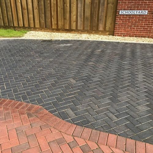 Pavé in laterizio - DRAGFACED CHAMFERED - Wienerberger - da esterno / per parcheggio / per ingresso