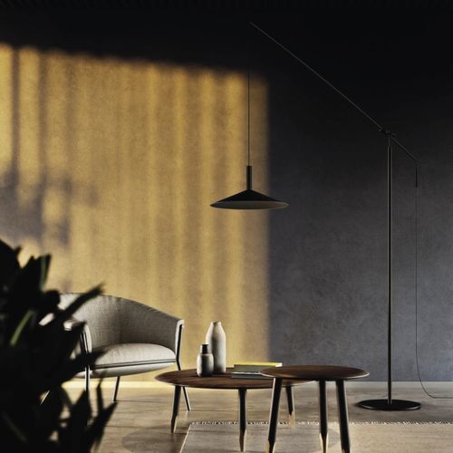 Lampada da terra - ALTURA - PENTA - in acciaio / contemporanea / con cavo