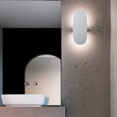 Applique contemporanea - VELA - PENTA - da interno / in ghisa di alluminio / curva