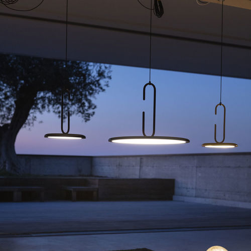 Lampada a sospensione - CLIP - PENTA - in nichel / contemporanea / con cavo
