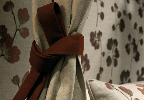 Tessuto per tende - CITY INTERIORS - Loro Piana - a tinta unita / in lana
