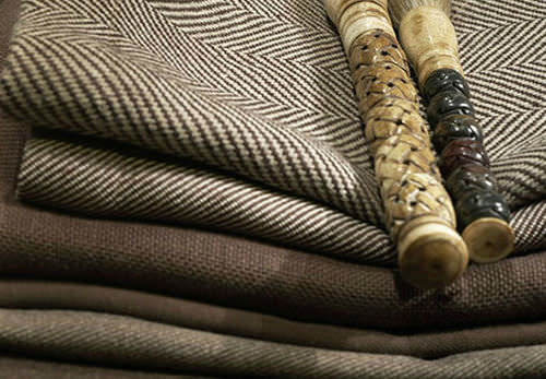 Tessuto da tappezzeria - COUNTRYSIDE INTERIORS - Loro Piana - a motivi / in lana