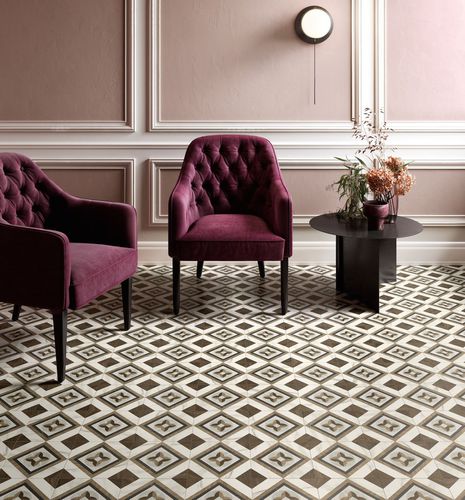 Piastrella in gres porcellanato - INTARSI GLAM - Ceramica Sant' Agostino - opaca / da interno / da bagno
