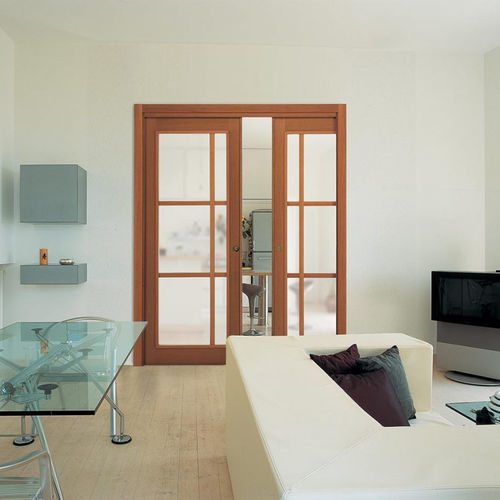 Porta da interno - Elite  - Nusco - impiallacciata in legno / battente / tradizionale