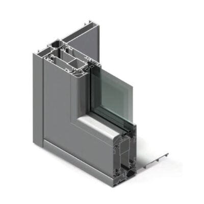 Profilo in alluminio - HX 160 - Nusco - per finestra / per porta