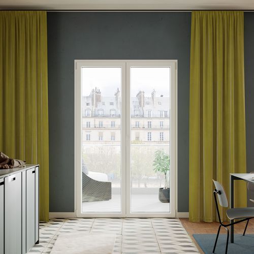 Porta finestra battente - Libra Horizon - SPI - in PVC / termoisolante / insonorizzata