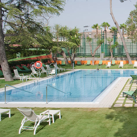 Piscina in pannelli - SYSTEM S10 - Rosa Gres - a straripamento / prefabbricata / da esterno