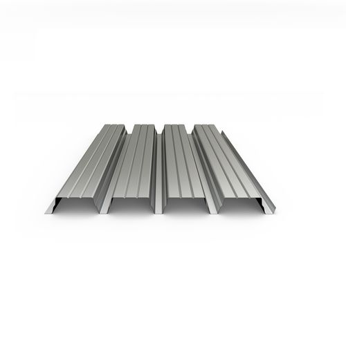 Rivestimento di facciata in acciaio galvanizzato - EUROBASE 67 FS - EUROPERFIL, SA - perforato / prelaccato / acustico