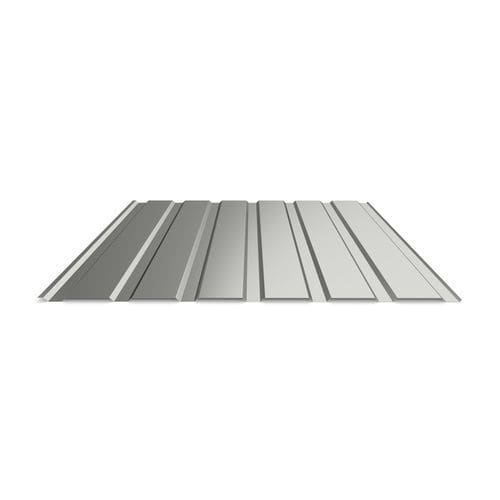Rivestimento di facciata in acciaio galvanizzato - EUROLINE 12 FA - EUROPERFIL, SA - prelaccato / in lamiera grecata / aspetto metallo
